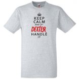 Keep Calm Dexter férfi rövid ujjú póló
