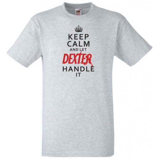 Keep Calm Dexter férfi rövid ujjú póló