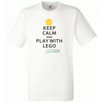 Keep Calm Legó gyerek rövid ujjú póló