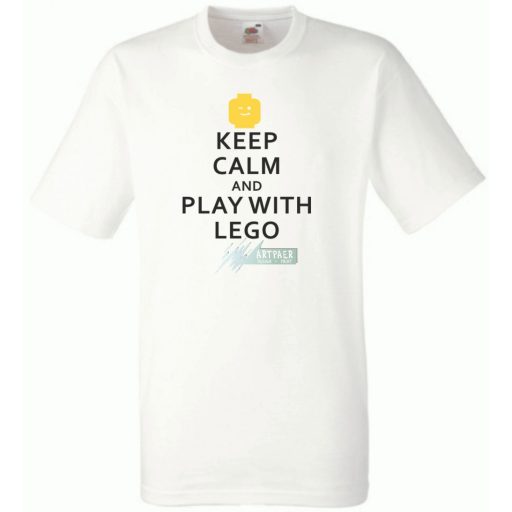 Keep Calm Legó gyerek rövid ujjú póló