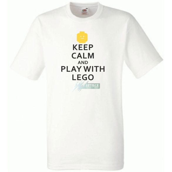 Keep Calm Legó gyerek rövid ujjú póló