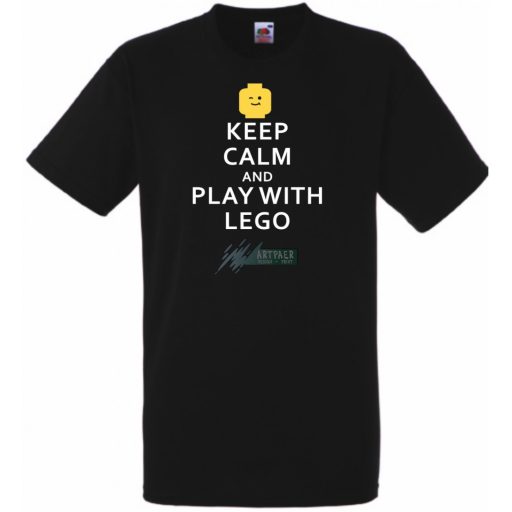 Keep Calm Legó gyerek rövid ujjú póló