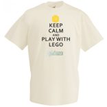 Keep Calm Legó gyerek rövid ujjú póló