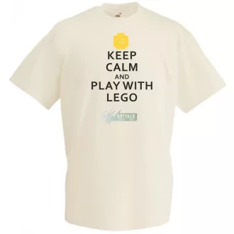 Keep Calm Legó gyerek rövid ujjú póló