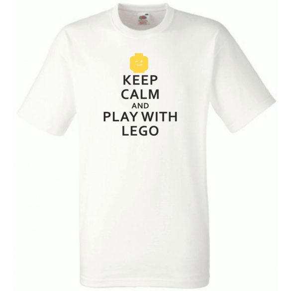 Keep Calm Lego férfi rövid ujjú póló