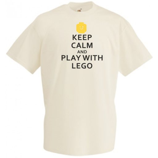Keep Calm Lego férfi rövid ujjú póló
