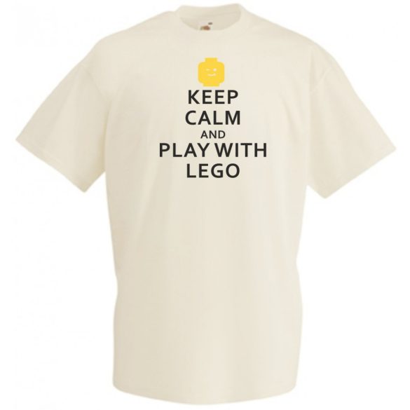 Keep Calm Lego férfi rövid ujjú póló