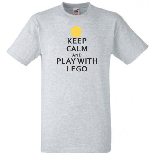 Keep Calm Lego férfi rövid ujjú póló