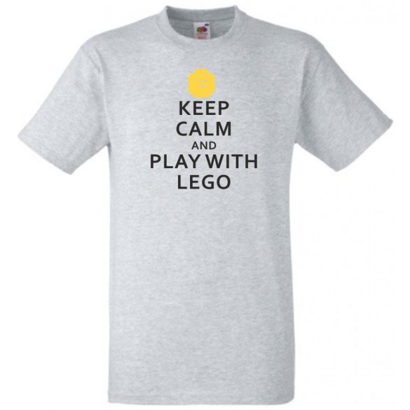 Keep Calm Lego férfi rövid ujjú póló