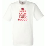 Keep Calm True Blood férfi rövid ujjú póló