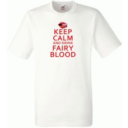 Keep Calm True Blood férfi rövid ujjú póló