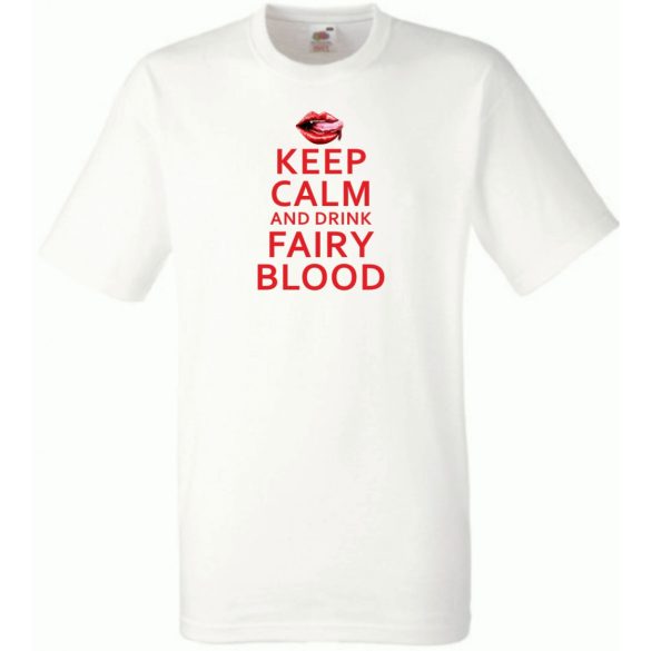 Keep Calm True Blood férfi rövid ujjú póló