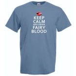 Keep Calm True Blood férfi rövid ujjú póló