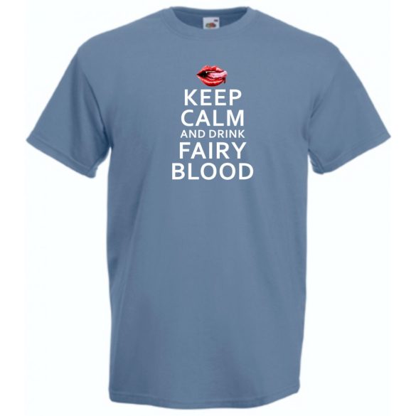 Keep Calm True Blood férfi rövid ujjú póló