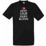 Keep Calm True Blood férfi rövid ujjú póló