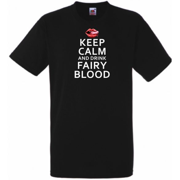 Keep Calm True Blood férfi rövid ujjú póló