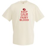 Keep Calm True Blood férfi rövid ujjú póló