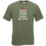 Keep Calm True Blood férfi rövid ujjú póló