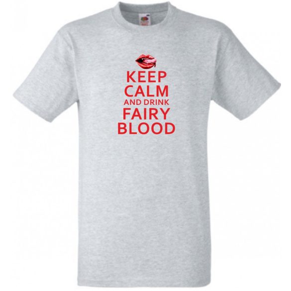 Keep Calm True Blood férfi rövid ujjú póló