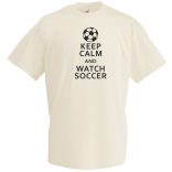 Keep Calm ... foci férfi rövid ujjú póló