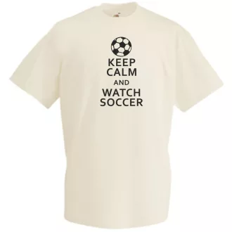 Keep Calm ... foci férfi rövid ujjú póló