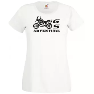 Motor fan BMW GS Adventure női rövid ujjú póló