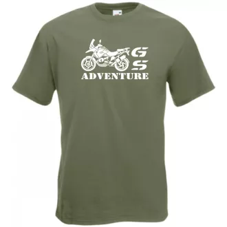 Motor fan BMW GS Adventure férfi rövid ujjú póló