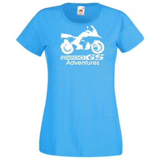 Motor fan BMW GS Adventure női rövid ujjú póló