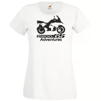 Motor fan BMW GS Adventure női rövid ujjú póló