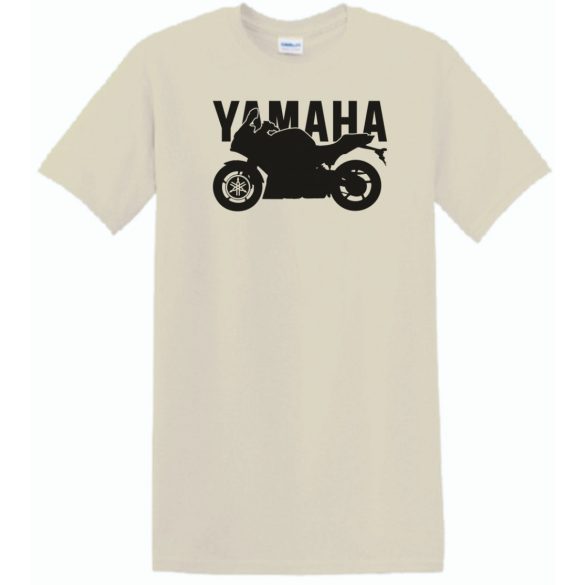 Motor fan Yamaha stencil férfi rövid ujjú póló