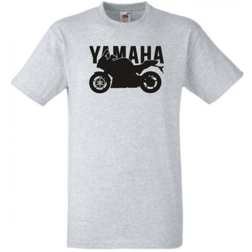 Motor fan Yamaha stencil férfi rövid ujjú póló