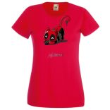 Humor DeadCat női rövid ujjú póló