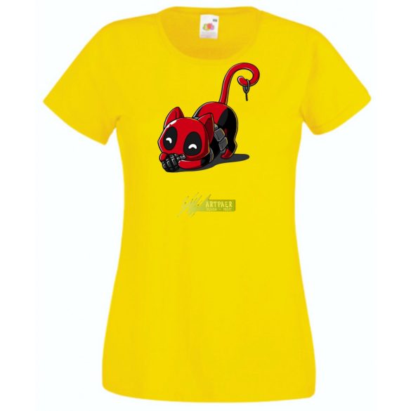Humor DeadCat női rövid ujjú póló