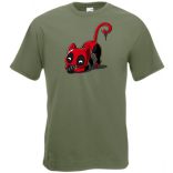 Humor DeadCat férfi rövid ujjú póló