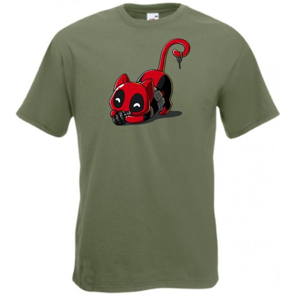 Humor DeadCat férfi rövid ujjú póló