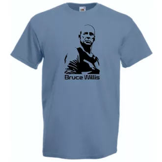 Akcióhős Bruce Willis férfi rövid ujjú póló