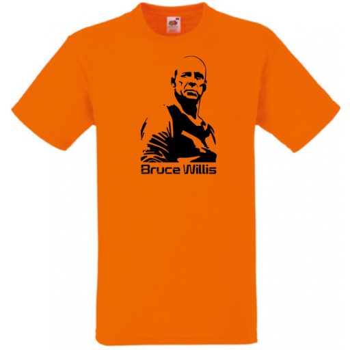 Akcióhős Bruce Willis férfi rövid ujjú póló