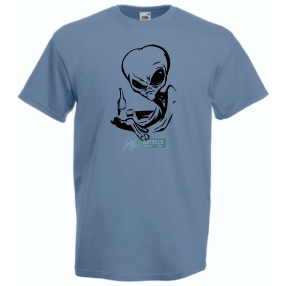 Italozó Alien férfi rövid ujjú póló