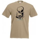 Italozó Alien férfi rövid ujjú póló