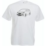 Autó fan Renault Grand Scenic férfi rövid ujjú póló