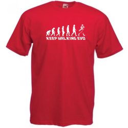 Keep Walking Evolution férfi rövid ujjú póló