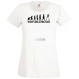Keep Walking Evolution női rövid ujjú póló