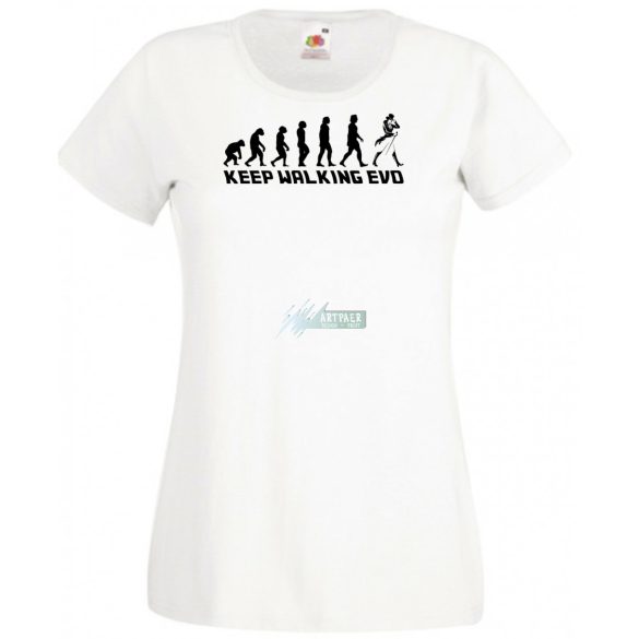Keep Walking Evolution női rövid ujjú póló