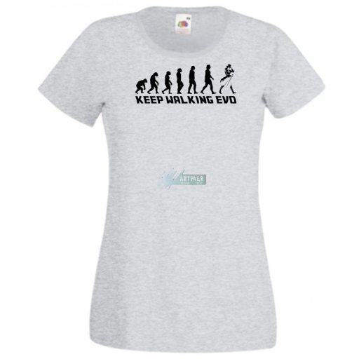 Keep Walking Evolution női rövid ujjú póló