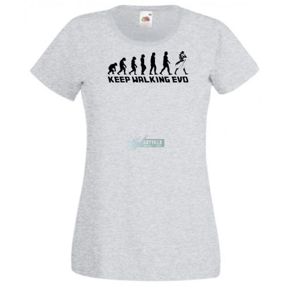 Keep Walking Evolution női rövid ujjú póló