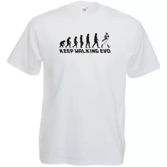 Keep Walking Evolution férfi rövid ujjú póló