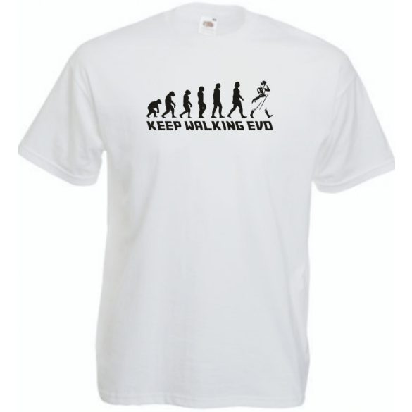 Keep Walking Evolution férfi rövid ujjú póló