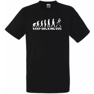 Keep Walking Evolution férfi rövid ujjú póló