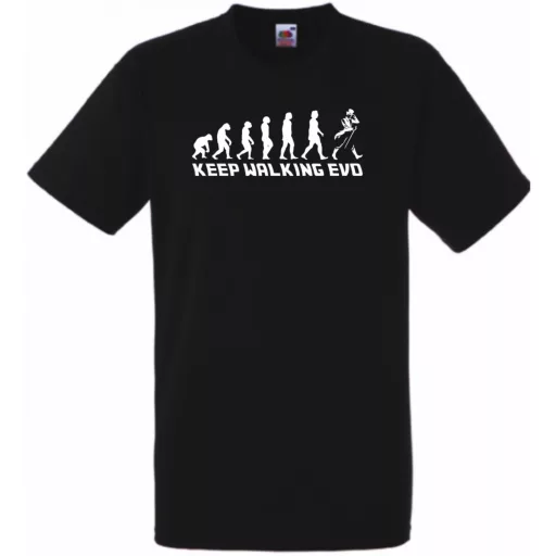 Keep Walking Evolution férfi rövid ujjú póló