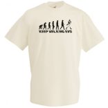 Keep Walking Evolution férfi rövid ujjú póló